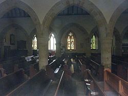 Picture of the interior of Whitburn Parish Church.