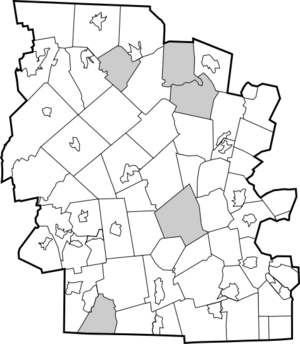 Worcester County, Massachusetts internal boundaries