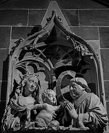 Épitaphe du chanoine Conrad de Bussnang cathédrale de Strasbourg