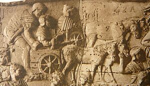 031 Conrad Cichorius, Die Reliefs der Traianssäule, Tafel XXXI (Ausschnitt 01)