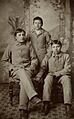 1892 Wounded Yellow Robe, Henry Standing Bear, and Chauncey Yellow Robe