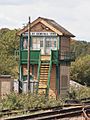 2018 at Bury St Edmunds station - yard signal box