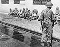 5th Indian division soldier with Japanese soldiers
