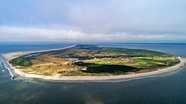 Aerial view Ameland (west)