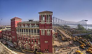 Arial View of Howrah Bridge