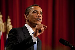 Barack Obama speaks in Cairo, Egypt 06-04-09