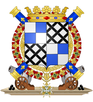 Blason Louis de Crevant (1632-1694) orn ext