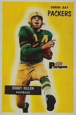 Bobby Dillon 1955 Bowman card