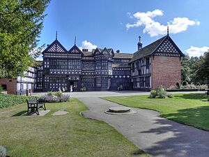 Bramall Hall from west, 2011