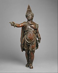 Bronze statuette of a boy in Eastern dress MET DT7206