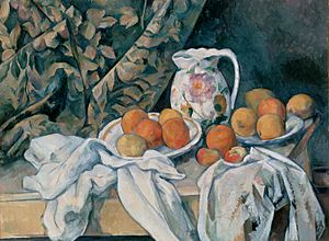 Cézanne, Paul - Still Life with a Curtain
