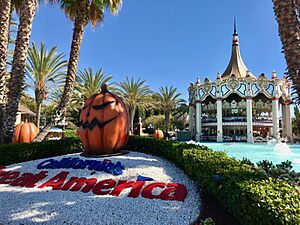 California's Great Adventure welcome garden (3985)
