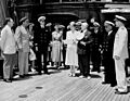 Carlton Skinner aboard the Sea Cloud