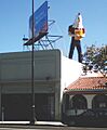Chicken Boy statue Los Angeles