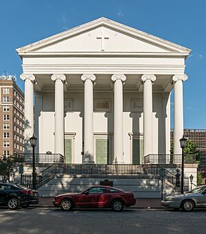 Christ Church Episcopal, Savannah, West view 20160705 1