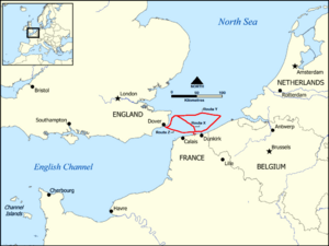 Dunkirk Evacuation shipping routes