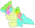 Dz 03 Wilaya de Laghouat map dairas numbers