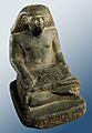 Egyptian - Scribe Statue of Min-nakht - Walters 22230 - Three Quarter