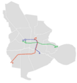Esfahan BRT map