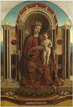 Gentile Bellini Madonna and Child Enthroned late 15th century