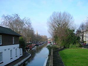 Grand Union Canal at Little Venice.JPG