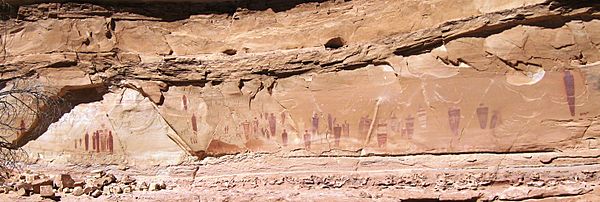 The Great Gallery, Canyonlands National Park, October 2007 photograph