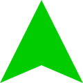 Green Arrow Up Darker