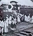 Groundbreaking ceremony of Gyeongbu Line at Busan, 1901