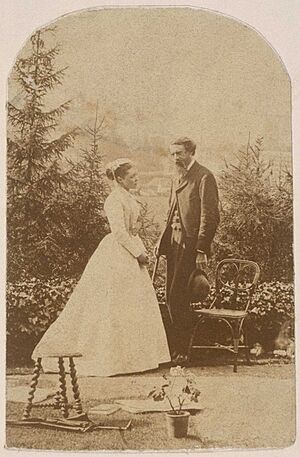 Harriet and Leslie Stephen 1867