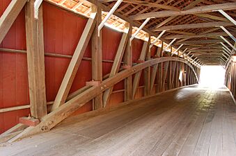 Jackson's Sawmill Covered Bridge Burr Arch Truss 3008px