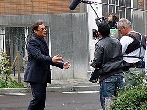 Jean claude Van Damme sur le tournage de JCVD en octobre 2007