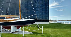John F Kennedy sailboat Victura at Kennedy LibraryIMG 20160510 141846009 HDRc