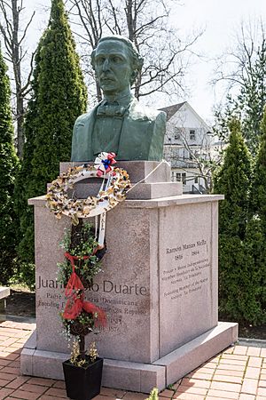 Juan Pablo Duarte memorial, Roger Williams Park, Providence, Rhode Island - medium view