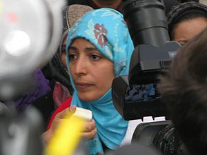 Karman interview across from UN, Oct 18, 2011