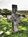 Kilmalkeader Church stone cross