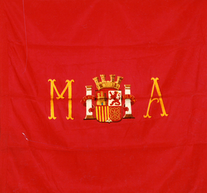 Manuel Azaña (11-05-1936 a 03-03-1939) estandarte presidencial de la Segunda República Española