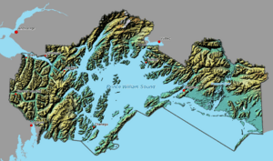 Map of the Chugach National Forest