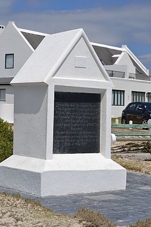 Memorial to those who perished in the Arniston Transport 03 May 1815. 05
