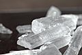 Menthol Crystals close up