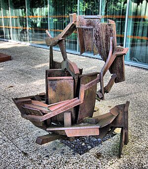 Metal Sculpture At Hounslow Civic Centre - London
