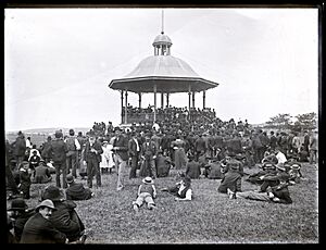 Miners' aggregate meeting, Lambton Park, Lambton NSW, 25 February 1896