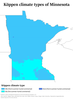 Minnesota Köppen