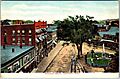 Monument Square, Leominster - undivided back postcard