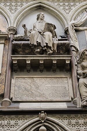 Monument to John Ernest Grabe, Westminster Abbey 01