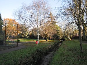 Mutton Brook in Northway Gardens