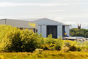 NS3626 - Ryanair & Prestwick Aircraft Maintenance Hangars - Glasgow Prestwick Airport