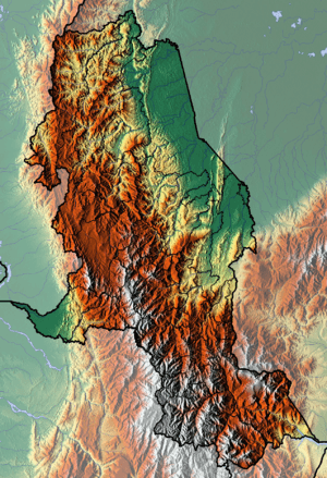 Topography of the department