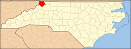 North Carolina Map Highlighting Ashe County.PNG