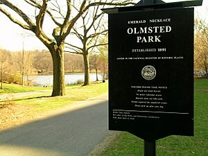 OlmstedParkSign