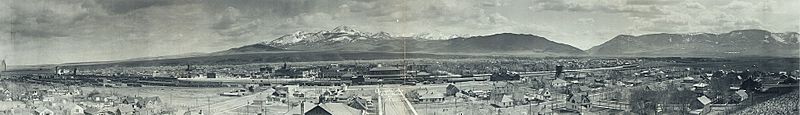 Panoramic view Livingston Montana